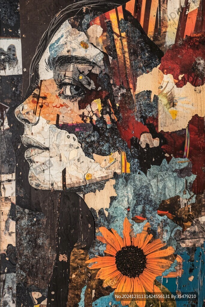 重彩画