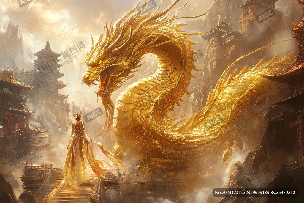龙年横版插画