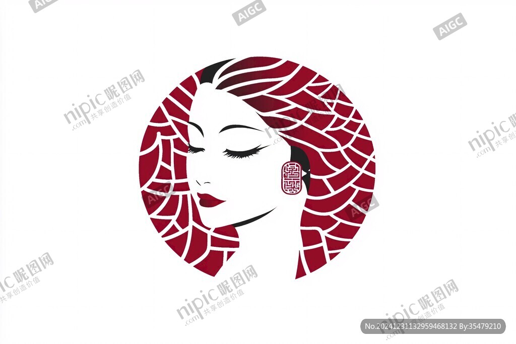 女装标志面膜logo