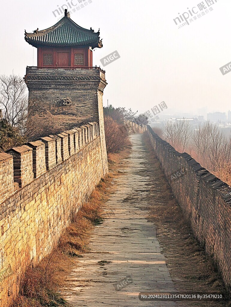 城墙竖构图