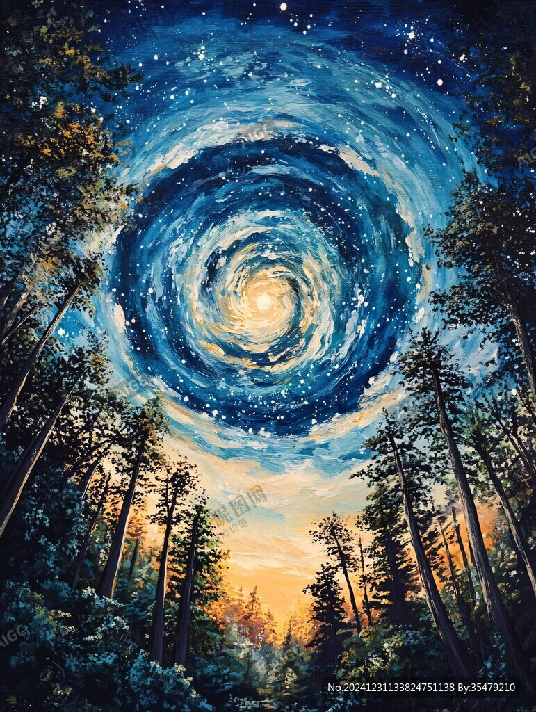 银河立体画