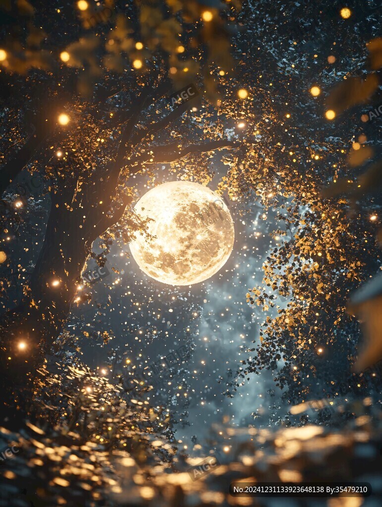 蓝月夜梦幻唯美奇幻