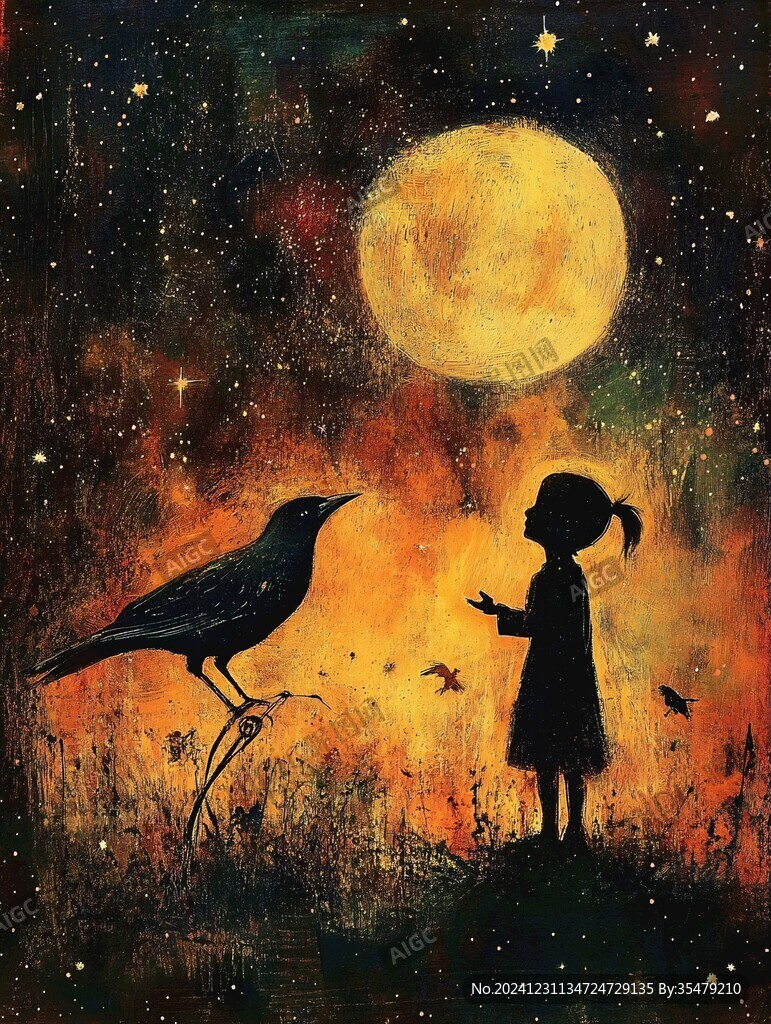 梦幻儿童插画超治愈