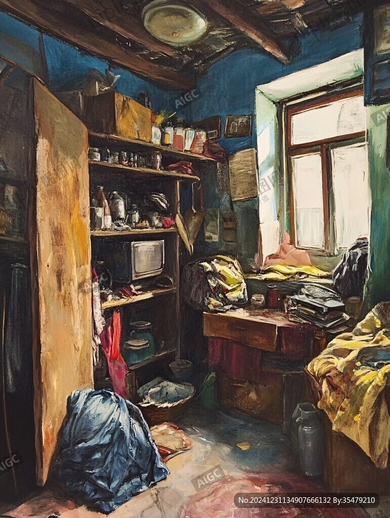 杂乱的画室