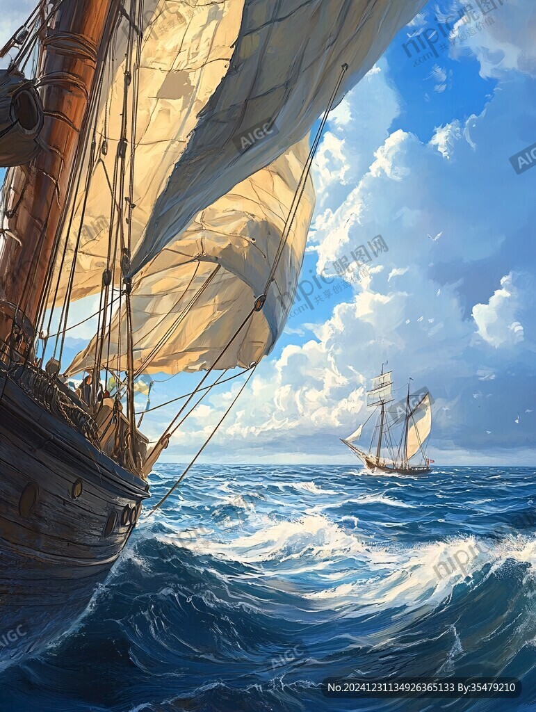 扬帆启航高清画