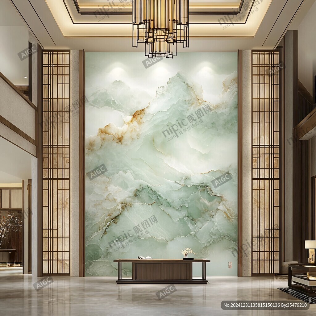 山水壁纸壁画墙纸