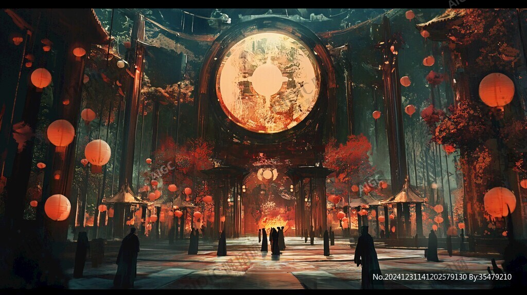 古风场景概念图