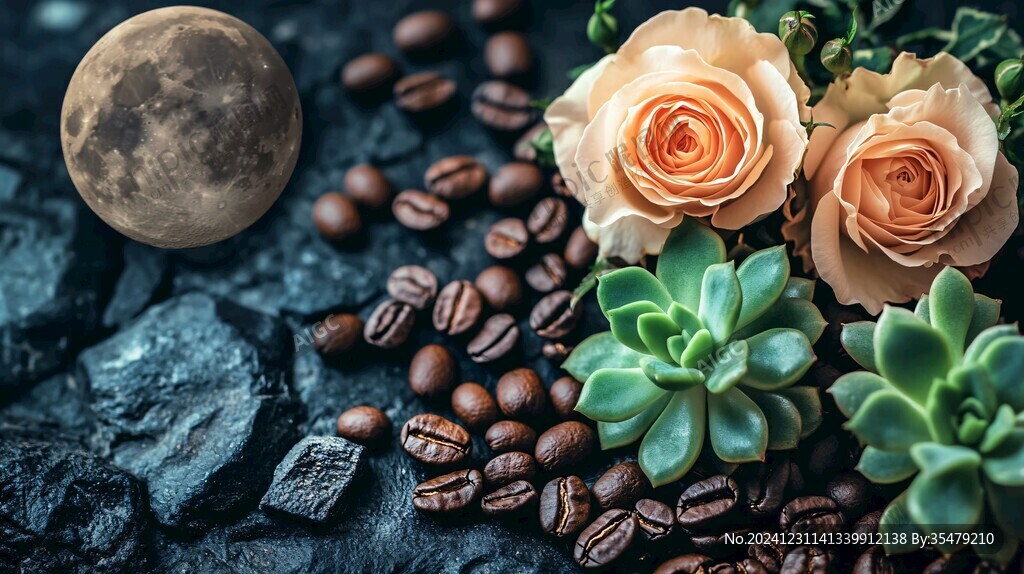 唯美月夜花