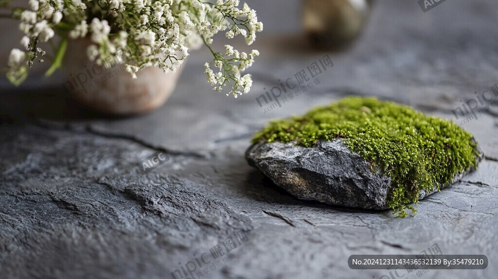石头青苔植物