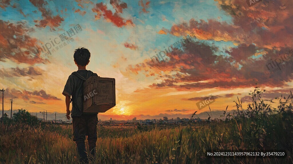 回家路上童年少年