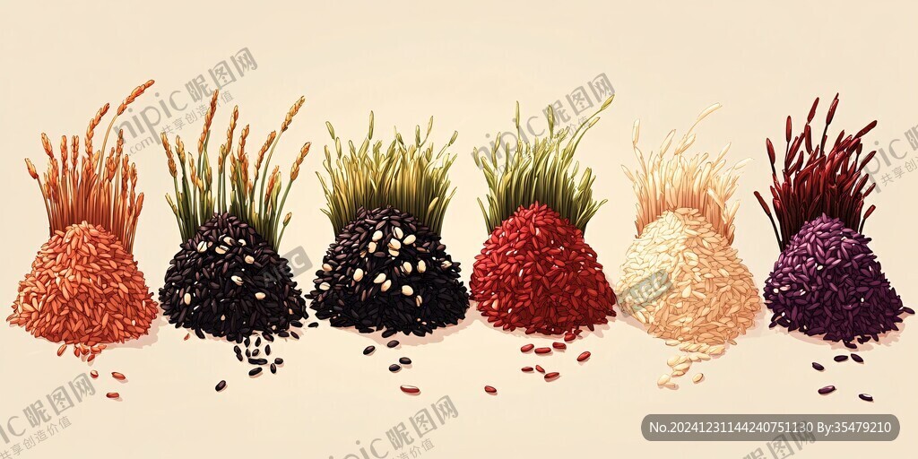 红米包装插画