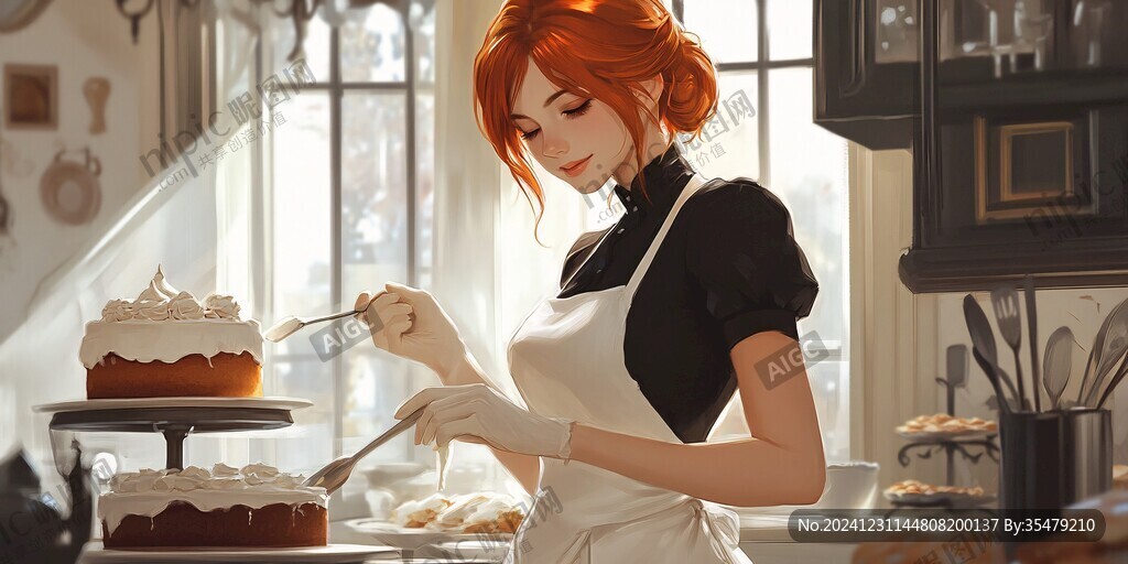 动漫女厨师