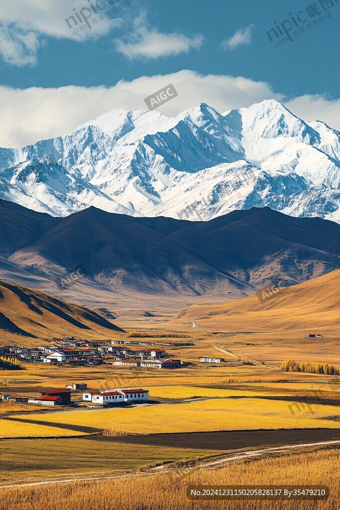 门源照壁山