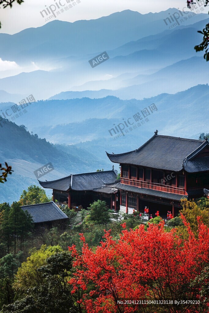 秋染敬亭山