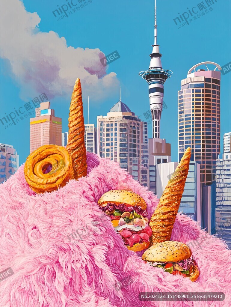 汉堡墙画