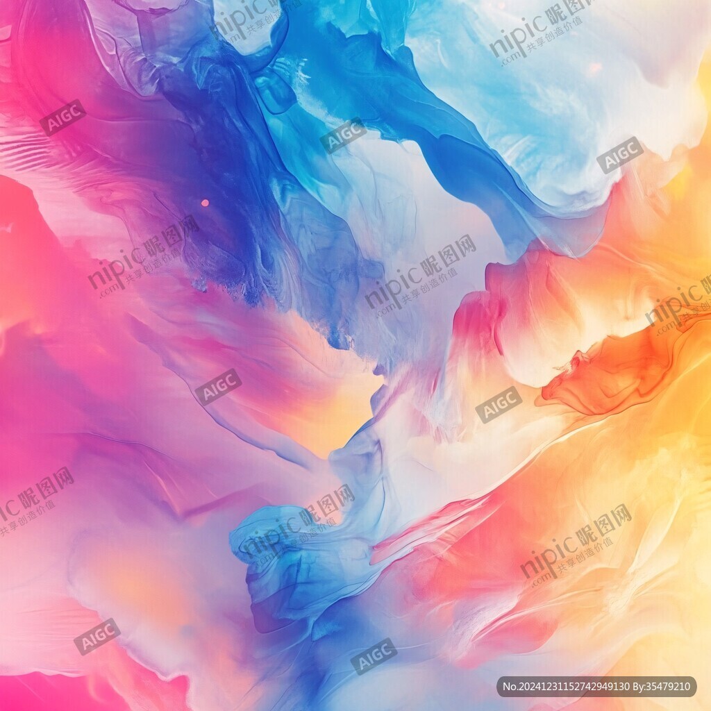 肌理彩色流体背景