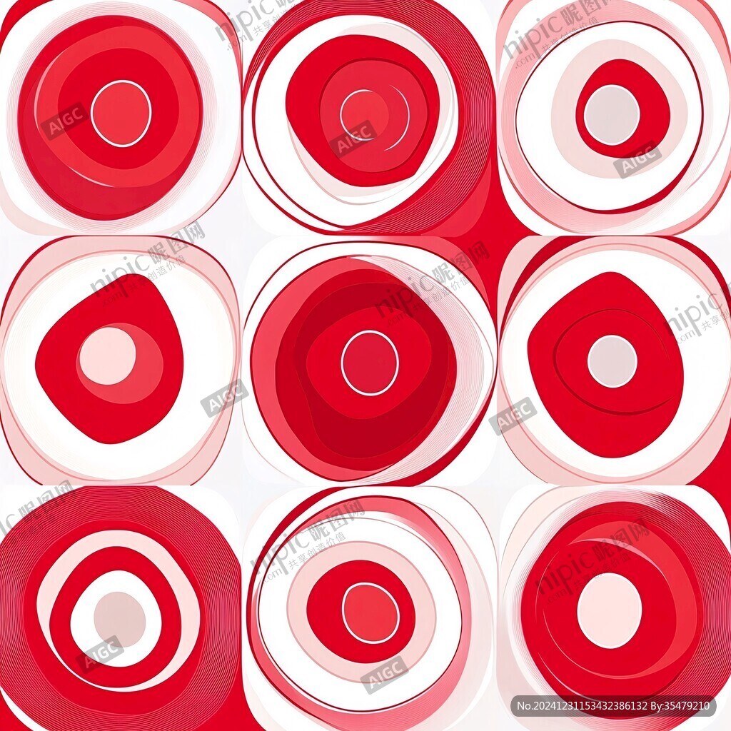 3d立体圈圈背景