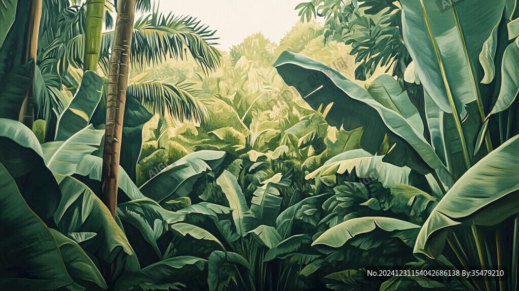 热带雨林插画
