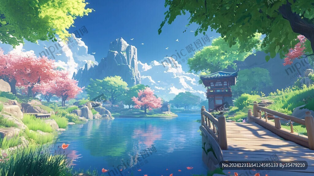 游戏山水场景