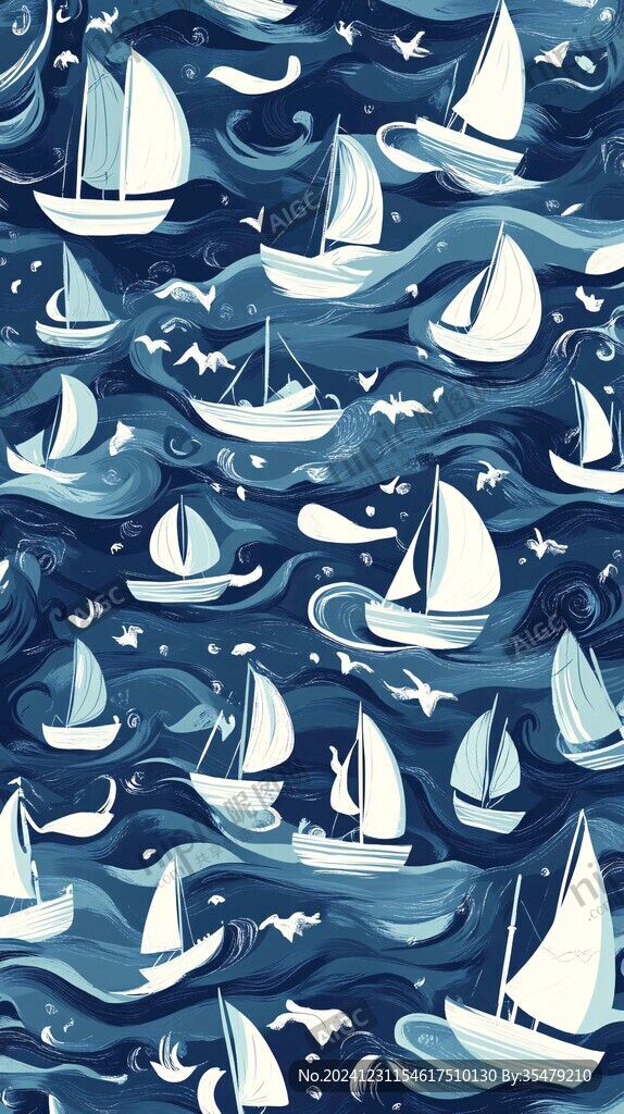 乘风破浪包装插画