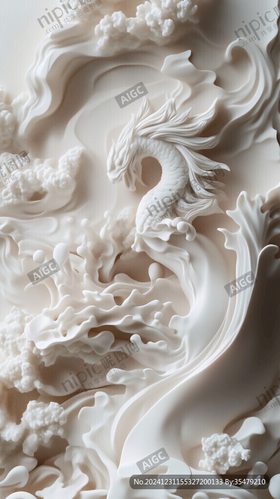 龙立体图案