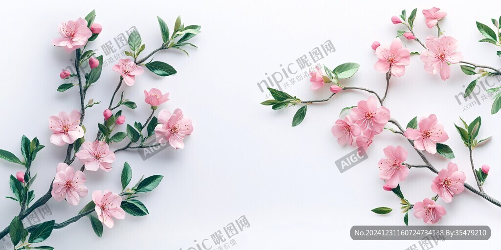 创意桃花