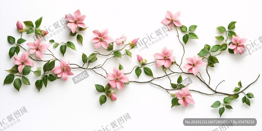 3d立体简约花