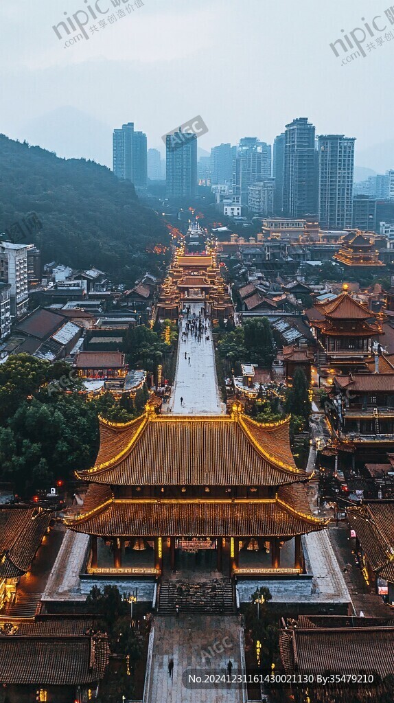 金马碧鸡坊航拍