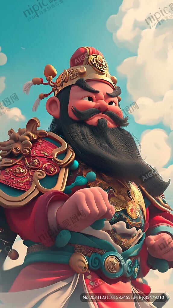 全原创卡通财神