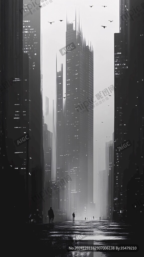 迷蒙的城市