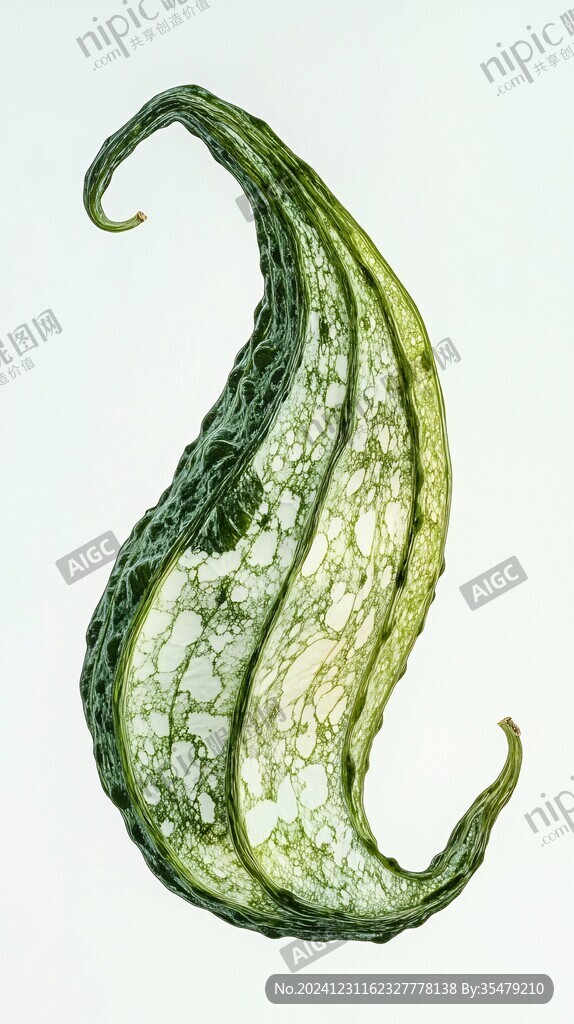 枯萎的蛇瓜