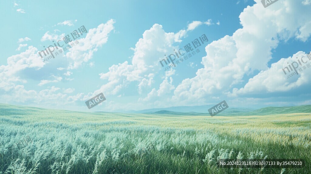 宽幅原野风景