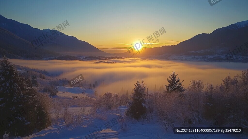 雪域晨光