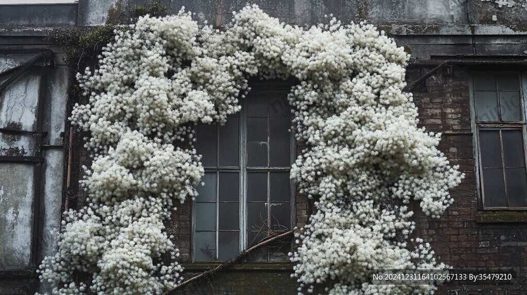 木香花窗户