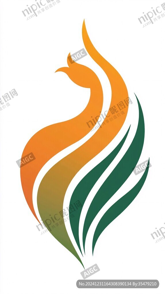 绿色凤凰logo