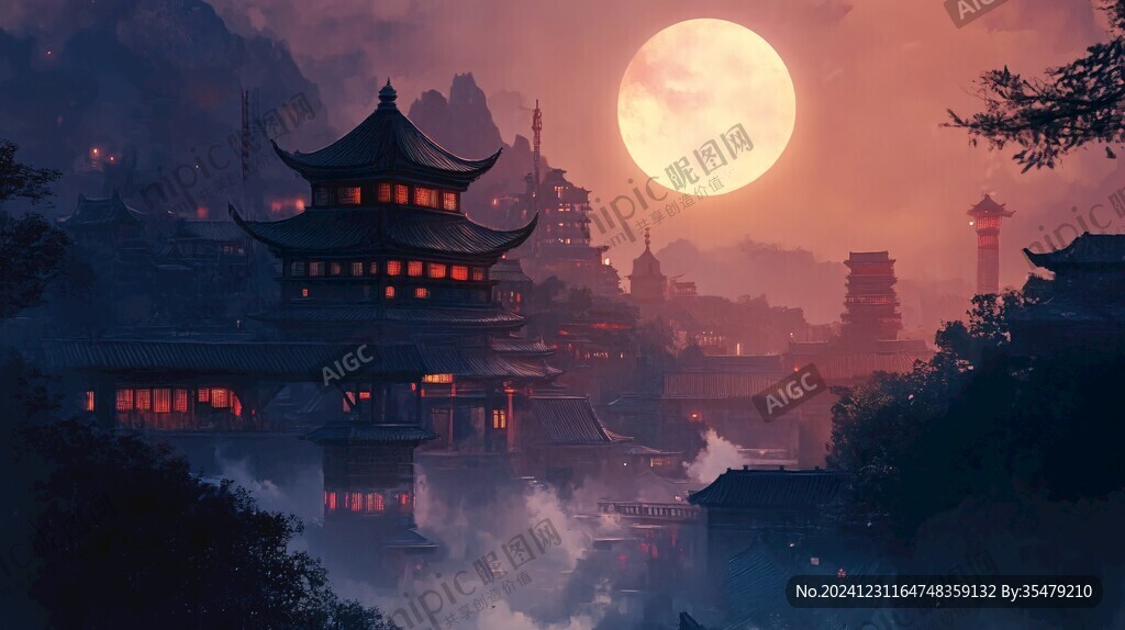 古风仙境天上宫阙