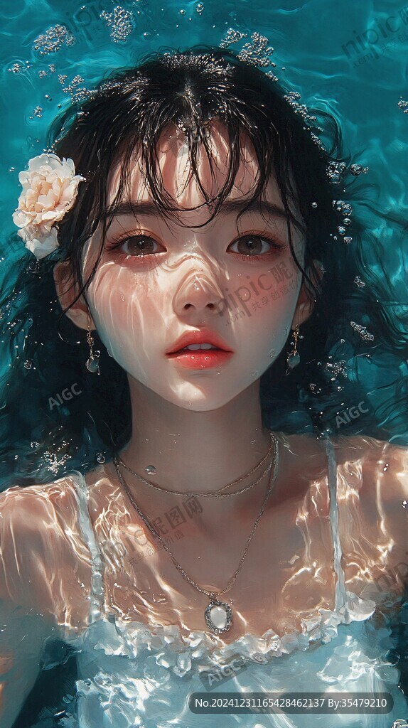 海底世界唯美女孩