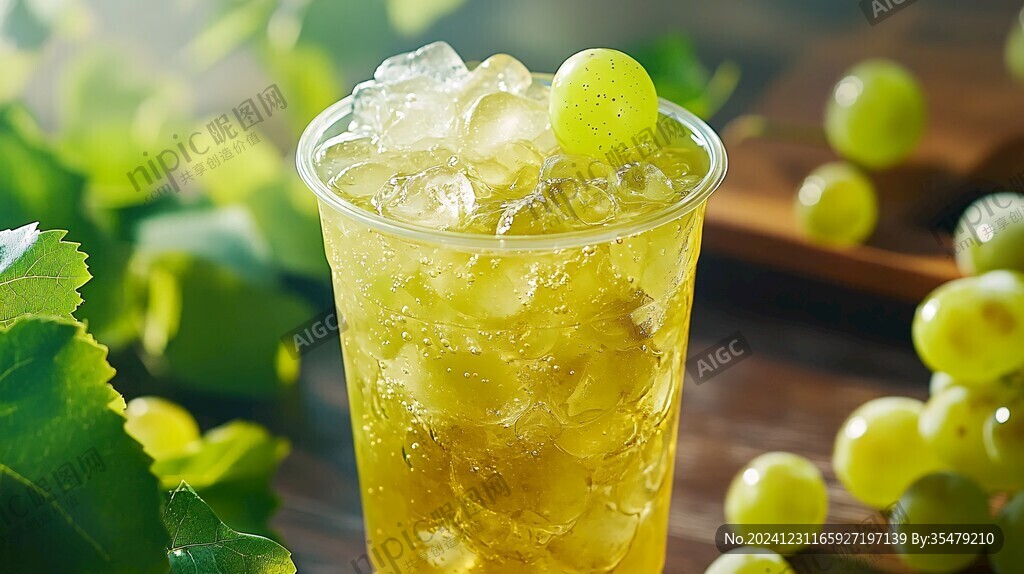 阳光玫瑰葡萄水果茶