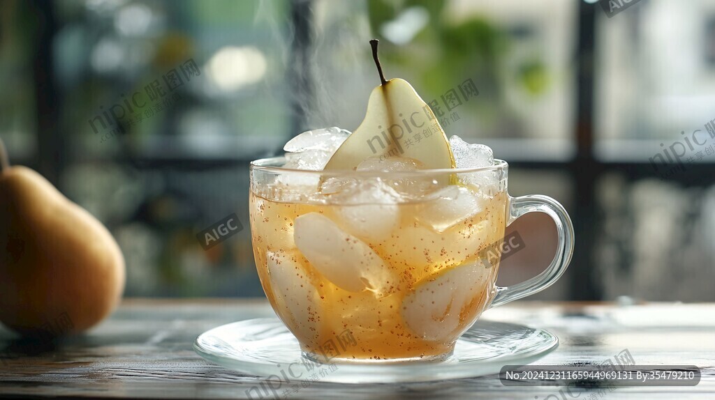 雪梨茶饮
