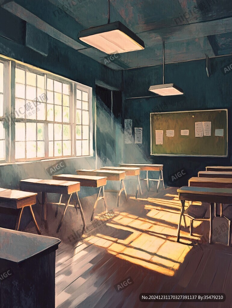 教室插画