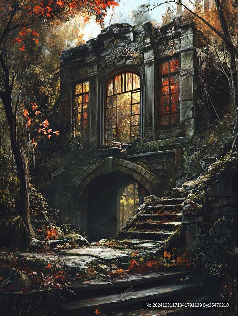 鬼屋装饰画
