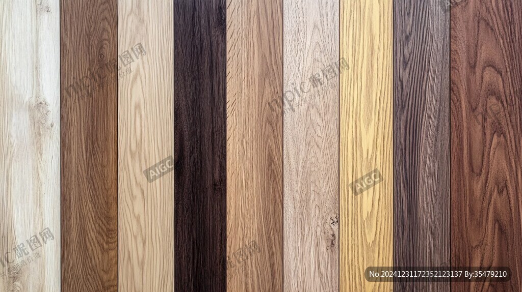 多种颜色木板木材