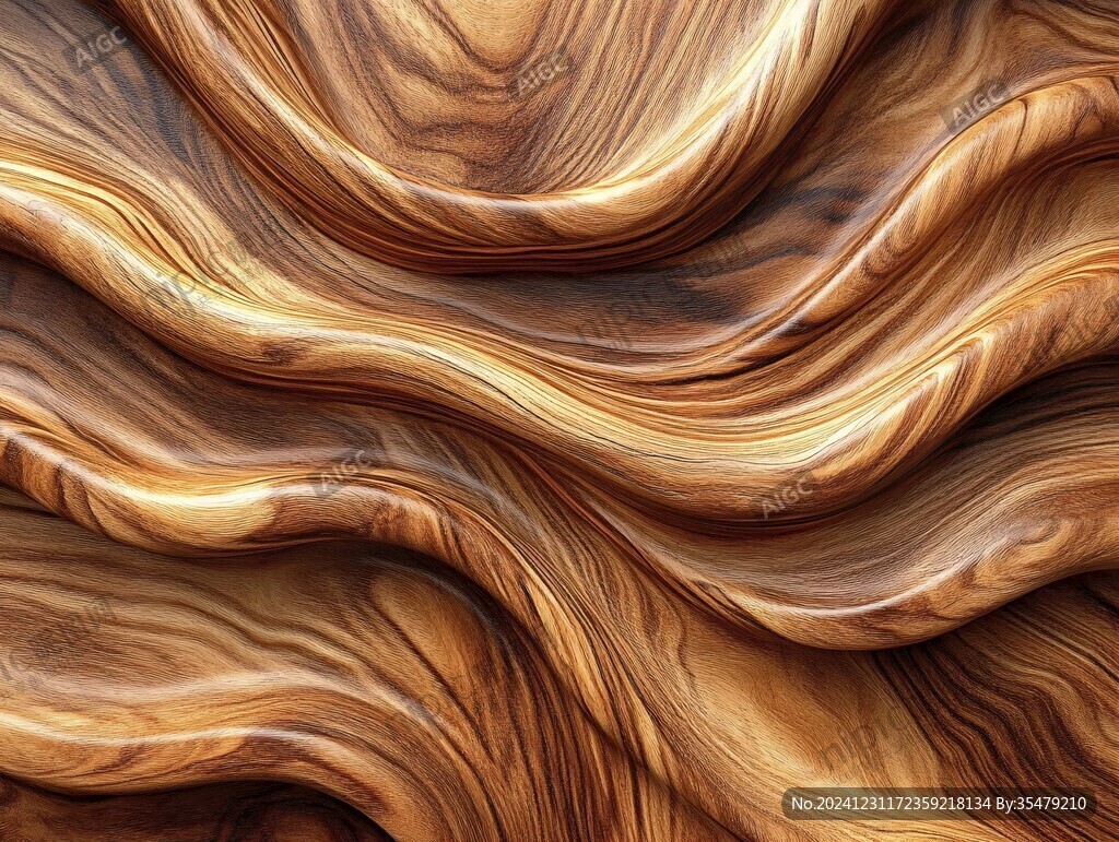 金色抽象流体纹理背景