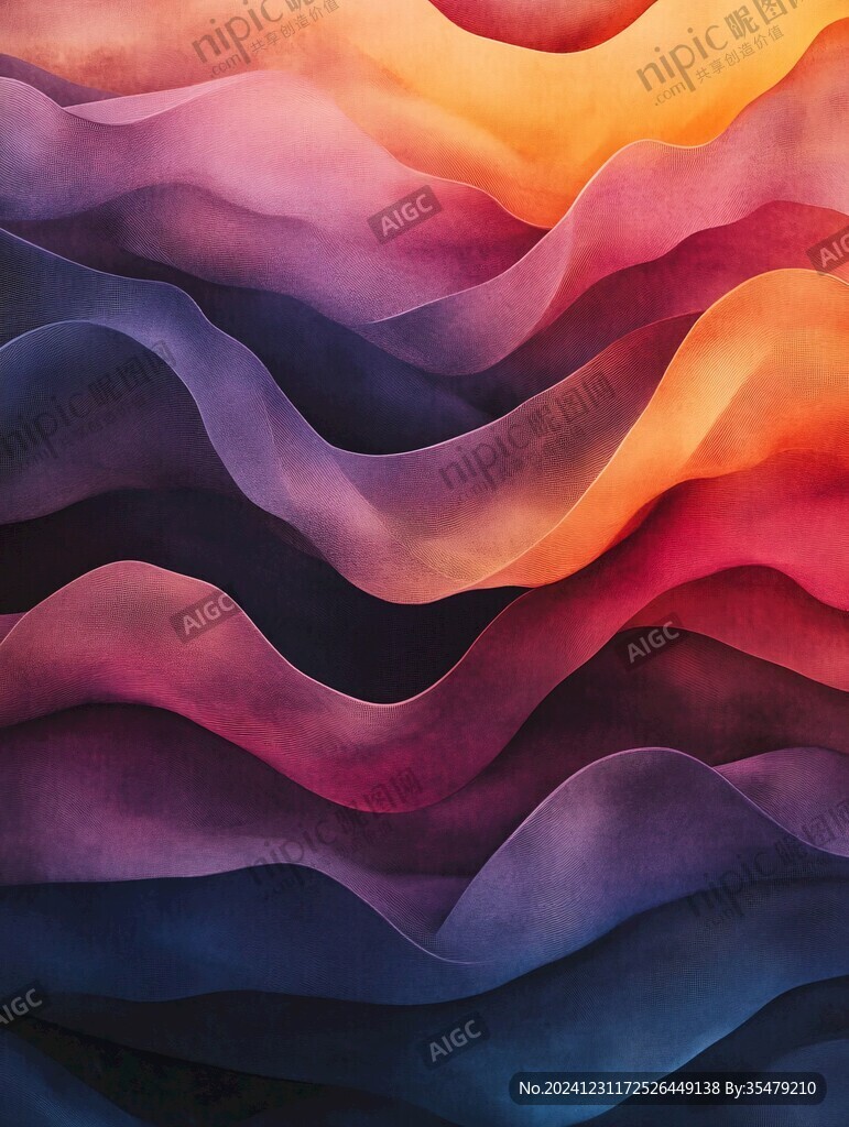 炫彩流动纸纹
