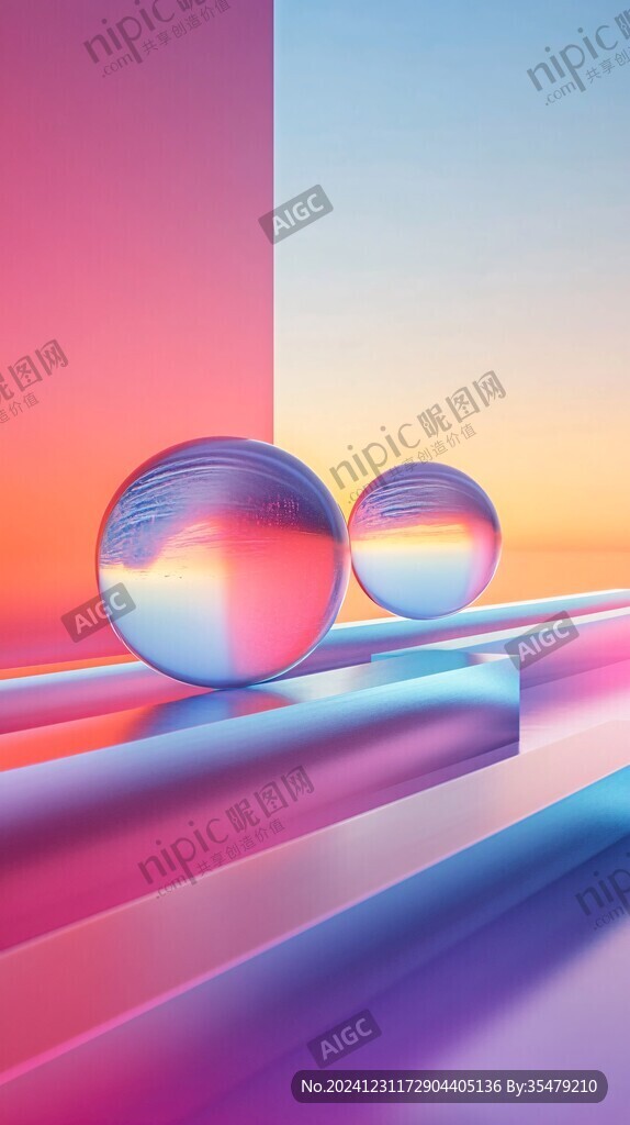 创意图案设计渐变球形