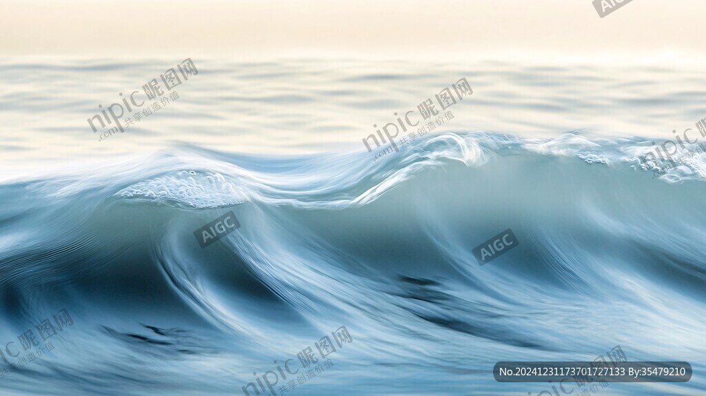 海浪背景图