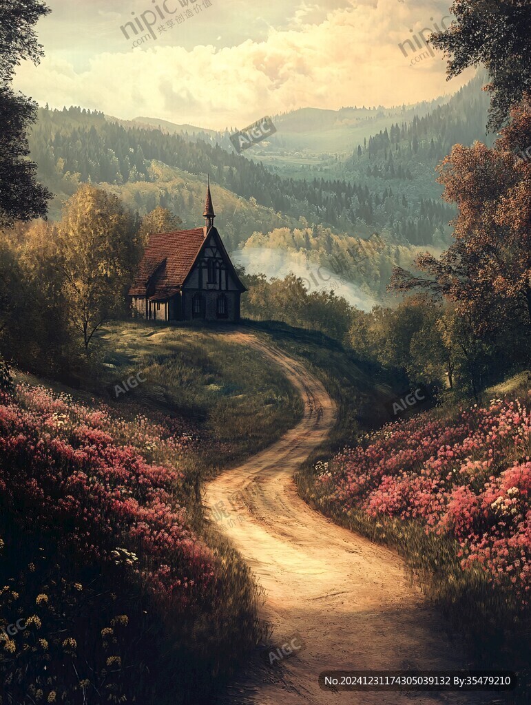 唯美农村场景