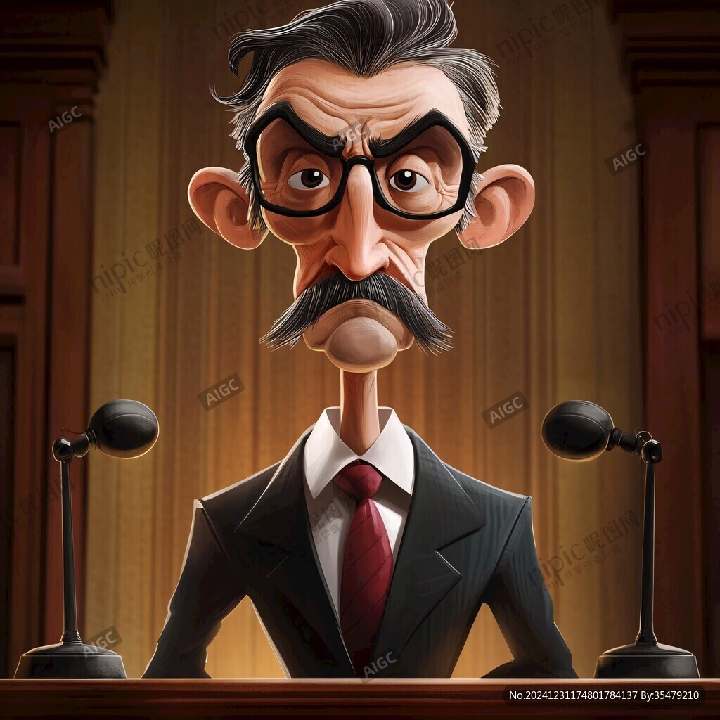 卡通写实漫画人物