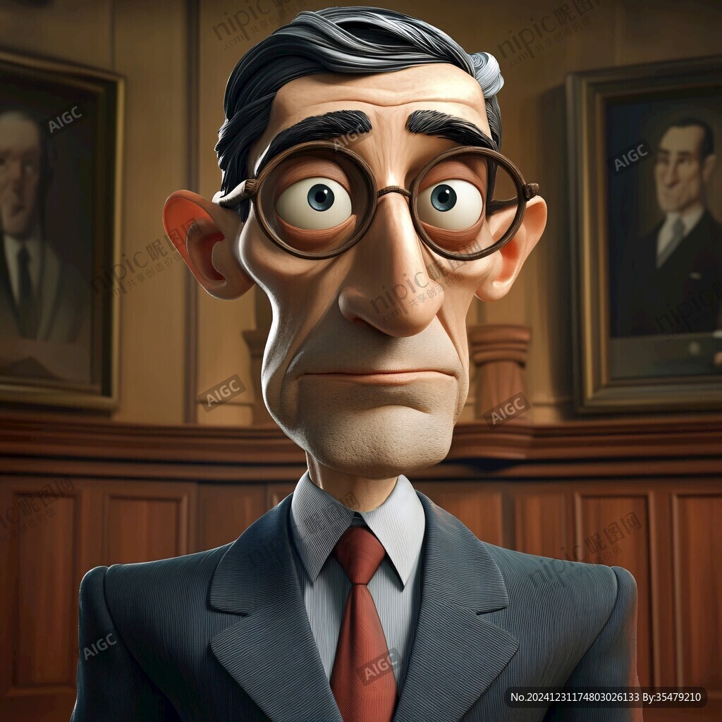 卡通写实漫画人物