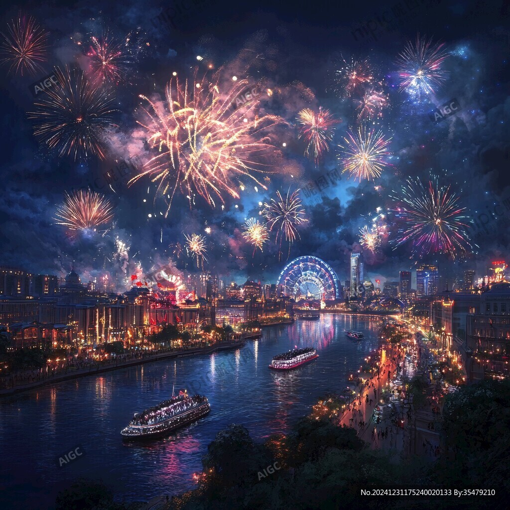 精品日景烟花